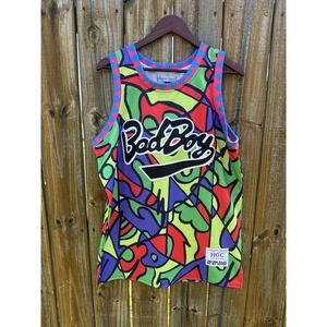 HGC Headgear Classic Graffiti BAD BOY BIGGIE SMALLS Basketball Jersey L